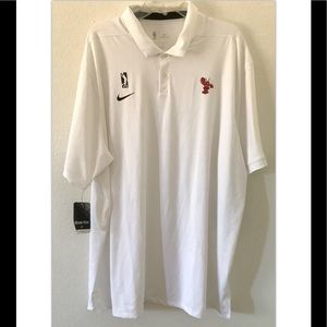 Nike NBA Authentics Dri fit Polo Shirt Men's 2XL-Tall, short sleeve